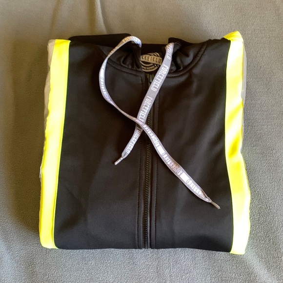 Forcefield Reflective Safety Jacket Black Size XL Men Workwear Protective - Picture 6 of 9